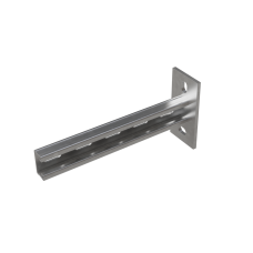 Страт-консоль одиночная усиленная развернутая 41х21 L450 s:2,5 мм КМ-профиль (KSSUR21-450)