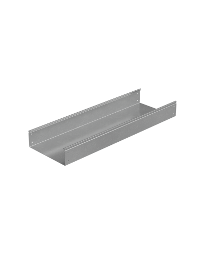 Лоток неперфорированный 100х300х1,5 L2000 мм Стандарт ПЛЮС INOX304 КМ-Профиль (LNEplus100-300-1.5-2000 INOX304) в Сергиевом Посаде Кабельные лотки Pintop.ru