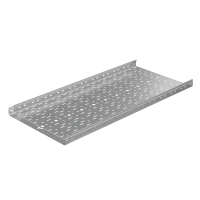 Лоток перфорированный 50х500х1,5 L4000 мм "Быстрый монтаж ПЛЮС" HD85 КМ-профиль (LPplus50-500-1.5-4000 HD85)