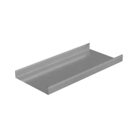 Лоток неперфорированный 80х500х1,0 L3000 мм "Стандарт ПЛЮС" INOX304 КМ-Профиль (LNEplus80-500-1.0-3000 INOX304)